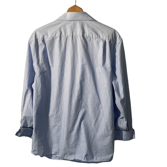 Tommy Hilfiger bl/wh button down size 16.5 neck/32/33 length. Slim fit. - Picture 4 of 6